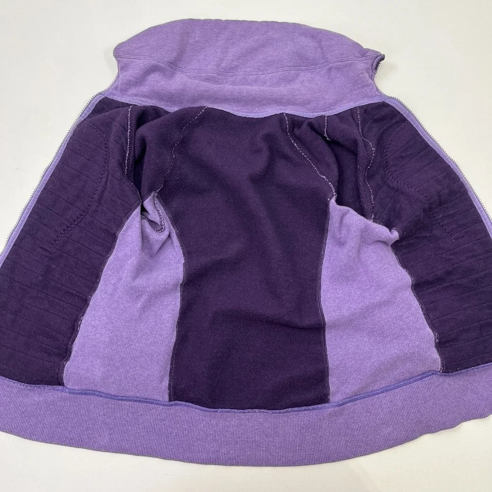 Lululemon Calm & Cozy Jacket "Scuba Cuddle Up" Womens 6 Purple Sweatshirt - Picture 10 of 14